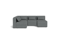 Load image into Gallery viewer, Atmosphere Sleeper Sofa & Sectional - Rounded Backrest - Nightfall