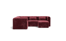 Load image into Gallery viewer, Atmosphere Sleeper Sofa & Sectional - Rounded Backrest - Bordeaux