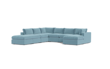 Load image into Gallery viewer, Ciello - Sectional - Aqua - Regular Backrest