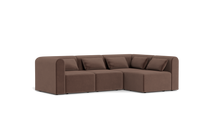 Load image into Gallery viewer, Atmosphere - Sectional - Rounded Backrest - Chocolate