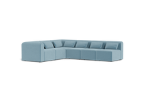 Load image into Gallery viewer, Atmosphere - Sectional - Rounded Backrest - Aqua