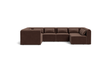 Load image into Gallery viewer, Atmosphere - Sectional - Rounded Backrest - Chocolate