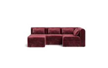 Load image into Gallery viewer, Atmosphere Sleeper Sofa & Sectional - Rounded Backrest - Bordeaux
