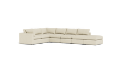 Load image into Gallery viewer, Ciello XL - Sectional - Sunset Beige - Regular Backrest