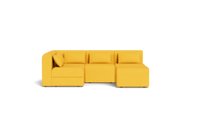 Load image into Gallery viewer, Atmosphere Sleeper Sofa & Sectional - Rounded Backrest - Lemon Zest