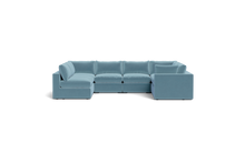 Load image into Gallery viewer, Ciello XL - Sectional - Aqua - Regular Backrest