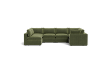 Load image into Gallery viewer, Ciello XL - Sectional - Cypress Green - Regular Backrest