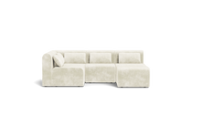 Load image into Gallery viewer, Atmosphere Sleeper Sofa & Sectional - Rounded Backrest - Frost