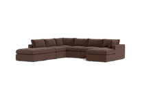 Load image into Gallery viewer, Ciello XL - Sectional - Chocolate - Regular Backrest