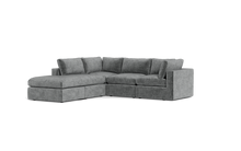 Load image into Gallery viewer, Ciello XL - Sectional - Basalt - Regular Backrest