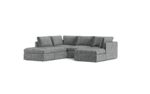 Load image into Gallery viewer, Ciello XL - Sectional - Basalt - High Angled