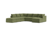 Load image into Gallery viewer, Ciello - Sectional - Cypress Green - High Angled