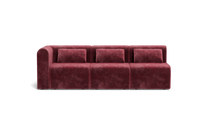 Load image into Gallery viewer, Atmosphere Sleeper Sofa & Sectional - Rounded Backrest - Bordeaux