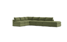 Load image into Gallery viewer, Ciello XL - Sectional - Cypress Green - Regular Backrest