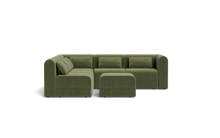 Load image into Gallery viewer, Atmosphere Sleeper Sofa & Sectional - Rounded Backrest - Cypress Green