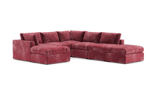 Load image into Gallery viewer, Ciello - Sectional - Bordeaux - Regular Backrest
