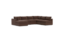 Load image into Gallery viewer, Ciello - Sectional - Chocolate - Regular Backrest