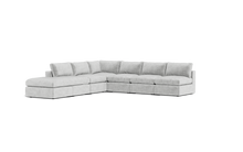 Load image into Gallery viewer, Ciello XL - Sectional - Limestone - Regular Backrest