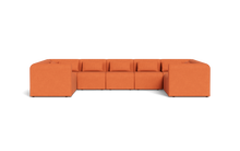 Load image into Gallery viewer, Atmosphere Sleeper Sofa & Sectional - Rounded Backrest - Tangerine