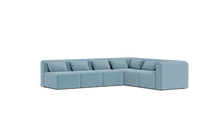 Load image into Gallery viewer, Atmosphere - Sectional - Rounded Backrest - Aqua