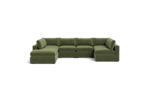Load image into Gallery viewer, Ciello XL - Sectional - Cypress Green - Regular Backrest