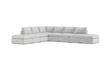 Load image into Gallery viewer, Ciello - Sectional - Limestone - High Angled