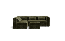 Load image into Gallery viewer, Atmosphere Sleeper Sofa & Sectional - Rounded Backrest - Sage