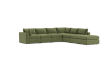 Load image into Gallery viewer, Ciello XL - Sectional - Cypress Green - Regular Backrest
