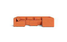 Load image into Gallery viewer, Atmosphere Sleeper Sofa & Sectional - Rounded Backrest - Tangerine