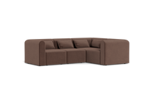 Load image into Gallery viewer, Atmosphere - Sectional - Rounded Backrest - Chocolate
