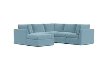Load image into Gallery viewer, Ciello - Sectional - Aqua - High Angled