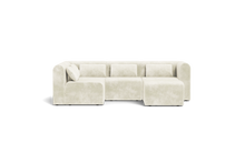Load image into Gallery viewer, Atmosphere Sleeper Sofa & Sectional - Rounded Backrest - Frost