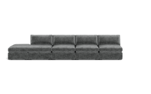 Load image into Gallery viewer, Ciello XL - Sofa - Basalt - Regular Backrest