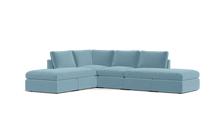 Load image into Gallery viewer, Ciello - Sectional - Aqua - High Angled