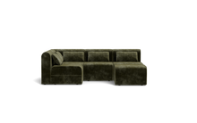 Load image into Gallery viewer, Atmosphere Sleeper Sofa & Sectional - Rounded Backrest - Sage