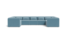 Load image into Gallery viewer, Atmosphere - Sectional - Rounded Backrest - Aqua