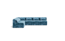 Load image into Gallery viewer, Atmosphere Sleeper Sofa & Sectional - Rounded Backrest - Harbour Blue