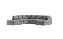 Load image into Gallery viewer, Ciello - Sectional - Basalt - High Angled