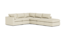Load image into Gallery viewer, Ciello XL - Sectional - Sunset Beige - Regular Backrest