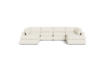 Load image into Gallery viewer, Ciello XL - Sectional - Snowdrift - Regular Backrest