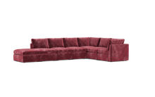 Load image into Gallery viewer, Ciello - Sectional - Bordeaux - High Angled