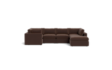 Load image into Gallery viewer, Ciello XL - Sectional - Chocolate - Regular Backrest