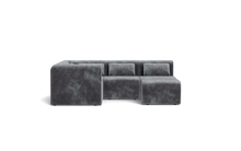 Load image into Gallery viewer, Atmosphere Sleeper Sofa & Sectional - Rounded Backrest - Cobblestone