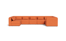 Load image into Gallery viewer, Atmosphere Sleeper Sofa & Sectional - Rounded Backrest - Tangerine