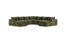 Load image into Gallery viewer, Ciello XL - Sectional - Sage - Regular Backrest