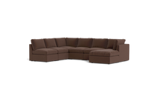 Load image into Gallery viewer, Ciello - Sectional - Chocolate - High Angled