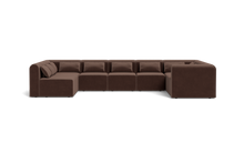 Load image into Gallery viewer, Atmosphere - Sectional - Rounded Backrest - Chocolate