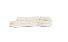 Load image into Gallery viewer, Ciello XL - Sectional - Snowdrift - Regular Backrest