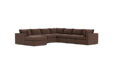 Load image into Gallery viewer, Ciello XL - Sectional - Chocolate - Regular Backrest