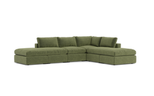 Load image into Gallery viewer, Ciello XL - Sectional - Cypress Green - Regular Backrest